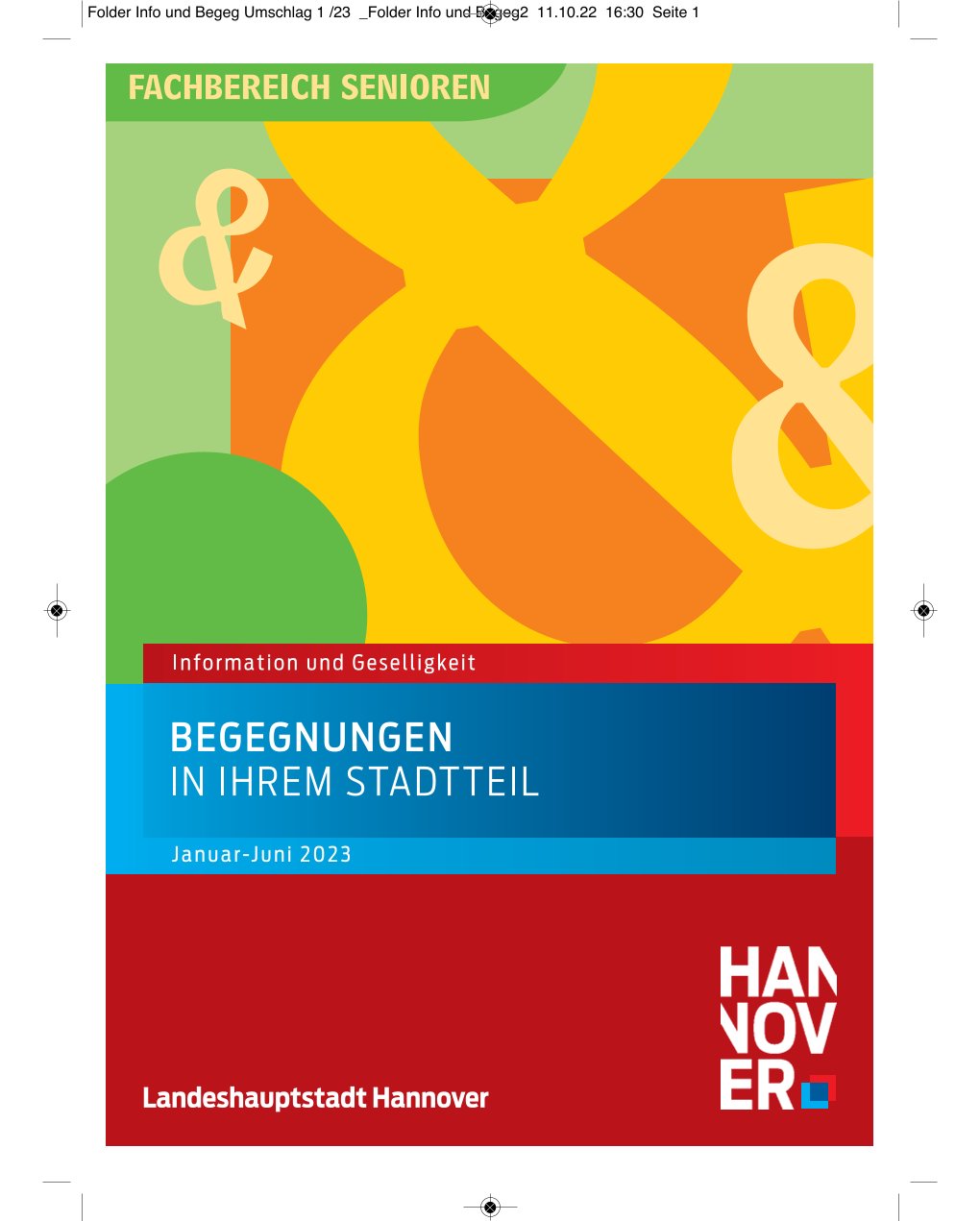 Begegnungen in Ihrem Stadtteil Januar - Juni 2023