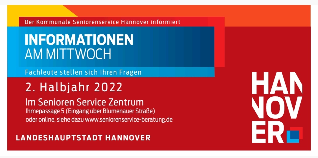 Das Programmheft des Fachbereich Senioren für das zweite Halbjahr 2022