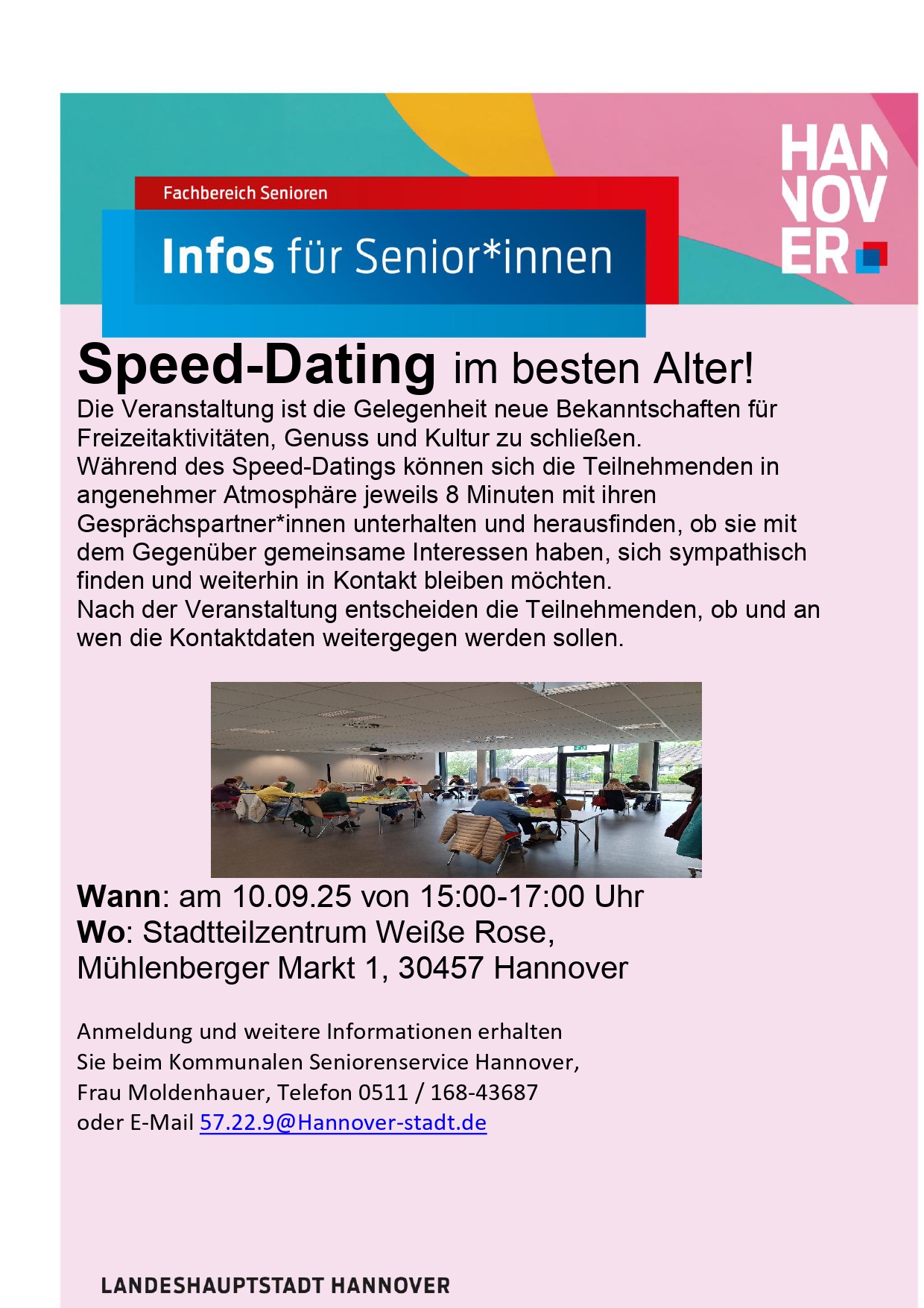 Speed-Dating im besten Alter!