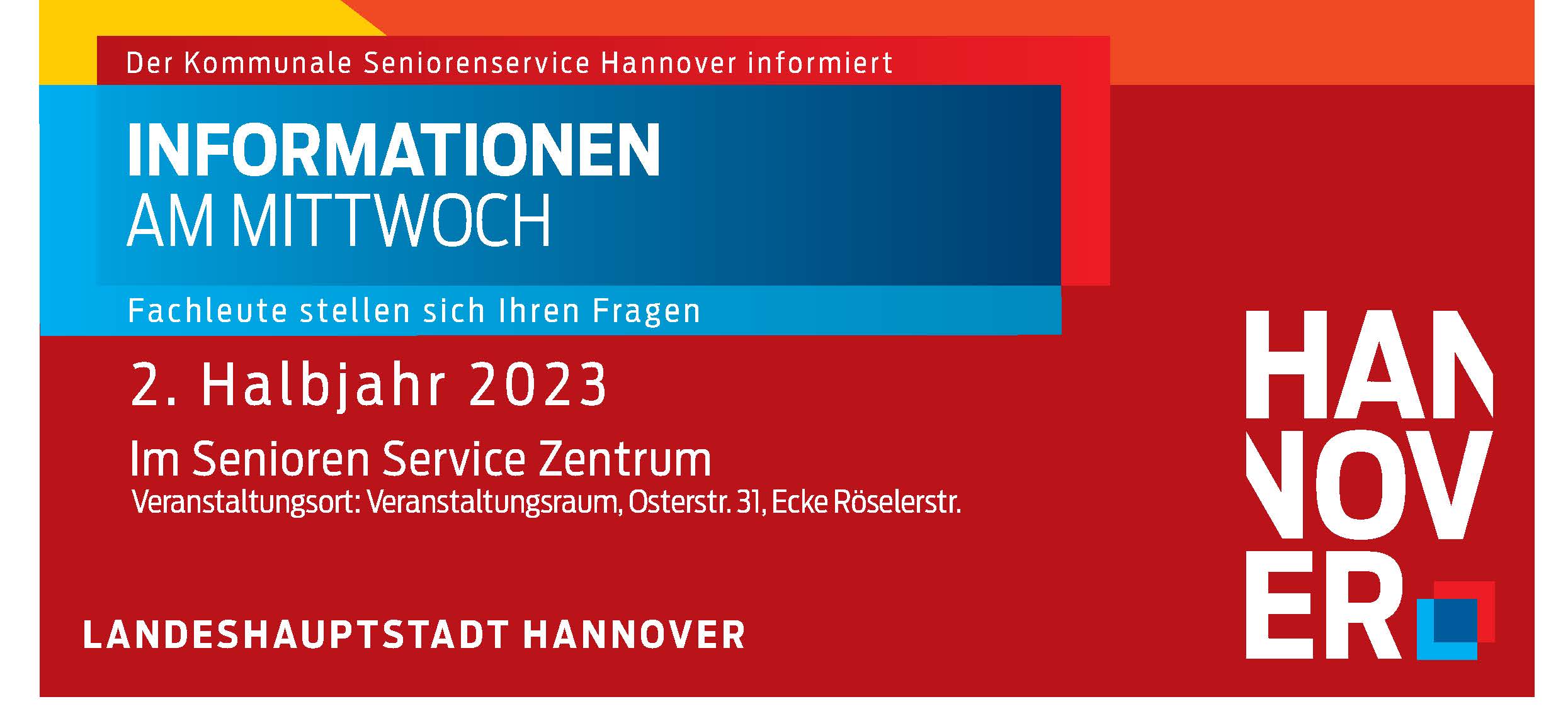 Informationen am Mittwoch für das zweite Halbjahr 2023