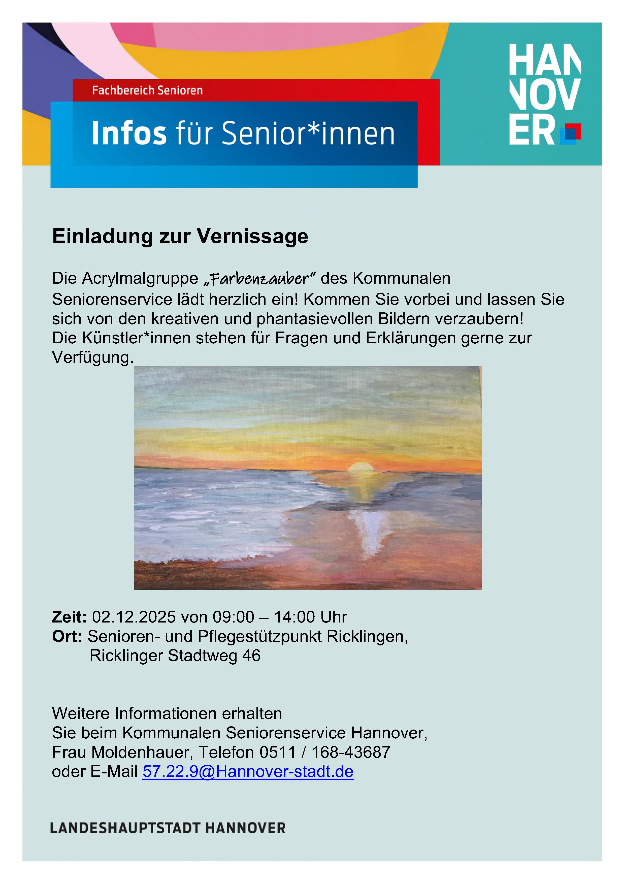 Einladung zur Vernissage