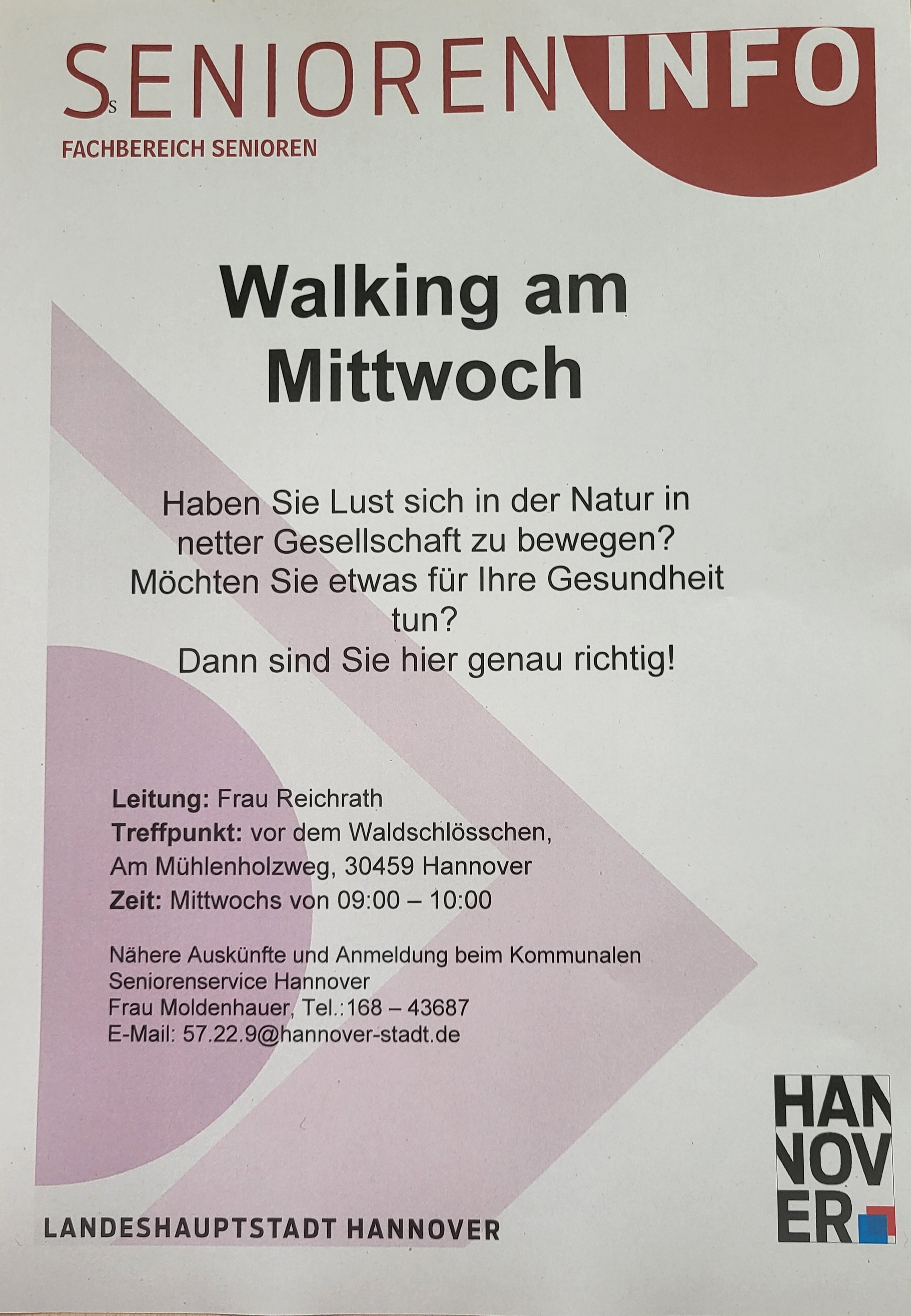 Walking am Mittwoch