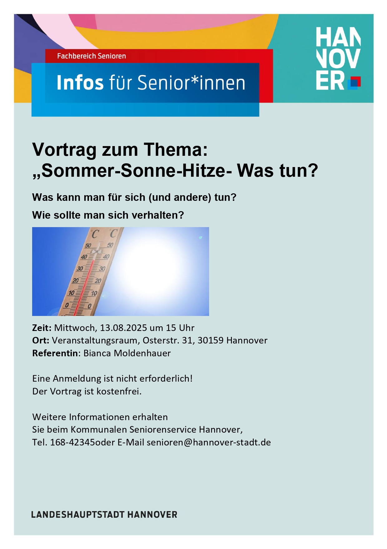 Sommer-Sonne-Hitze- Was tun?